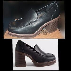 TORRID Mock Toe Platform Loafers Block Heels WIDE WIDTH WW